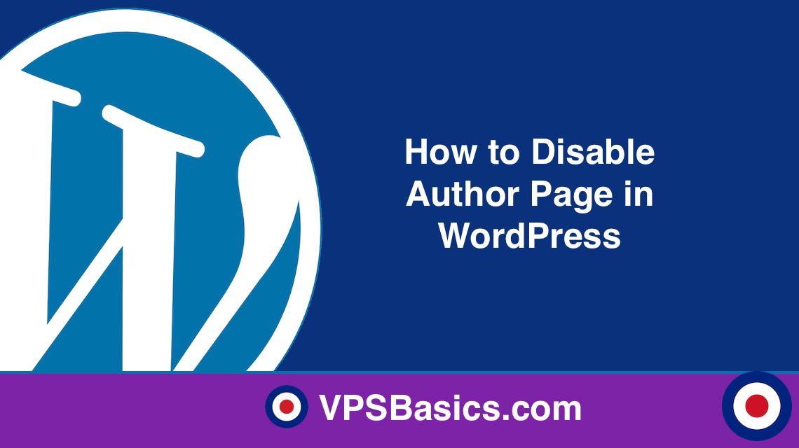 How to Disable Author Page in WordPress