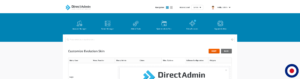 DirectAdmin Evolution Theme Grid Layout