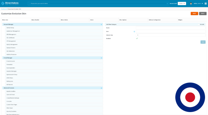 How to Install and Customise the Evolution Theme in DirectAdmin | VPSBasics