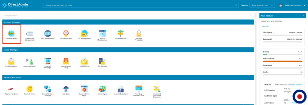 Add IPv6 User - Dashboard