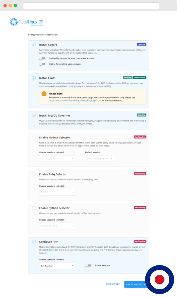 How to Install CloudLinux and CageFS with OpenLiteSpeed and DirectAdmin